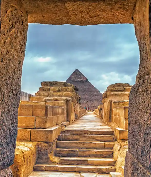 stone stairs & ancient structure