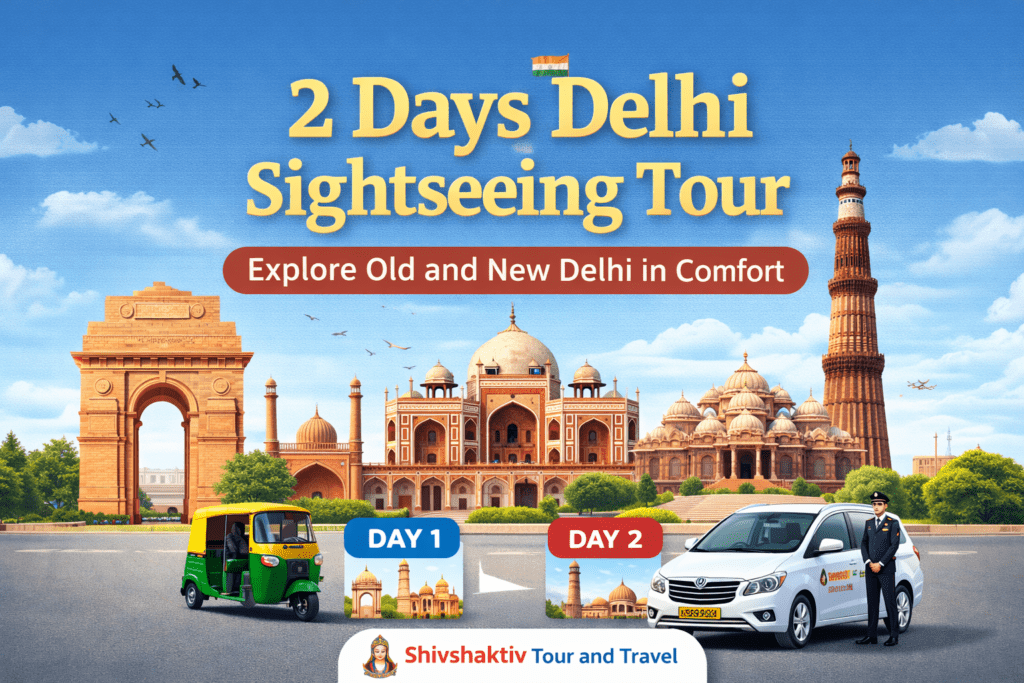 2 Days Delhi Sightseeing Tour Package