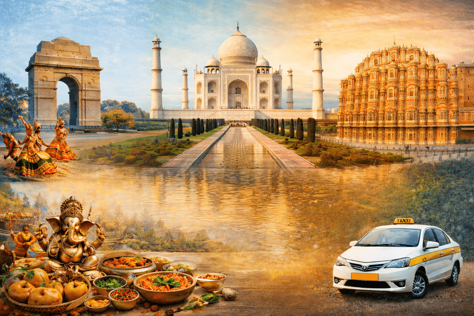 Golden Triangle Tour Package Delhi-Agra-Jaipur